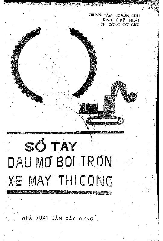 Sổ tay dầu mỡ bôi trơn xe máy thi công