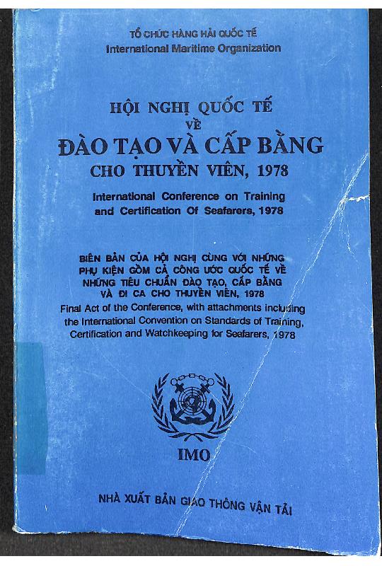 Hội nghị quốc tế đào tạo và cấp bằng cho thuyền viên,1978