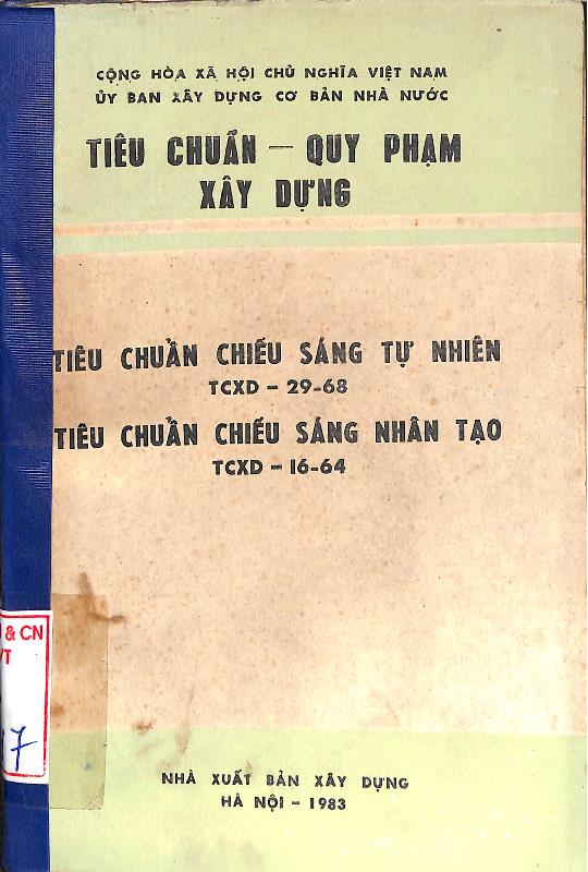 Tiêu chuẩn thiết kế chiếu sáng tự nhiên và nhân tạo cho các công trình kiến trúc
