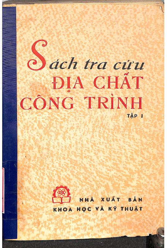 Sách tra cứu địa chất công trình. Tập 1