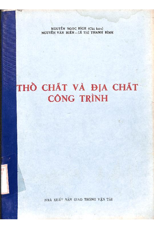 Thổ chất và Địa chất công trình
