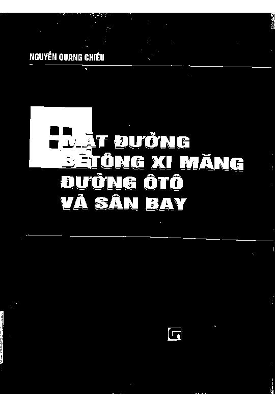 Mặt đường bê tông xi măng đường ô tô và sân bay