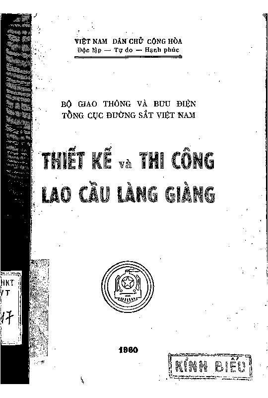 Thiết kế và thi công lao cầu Làng Giàng
