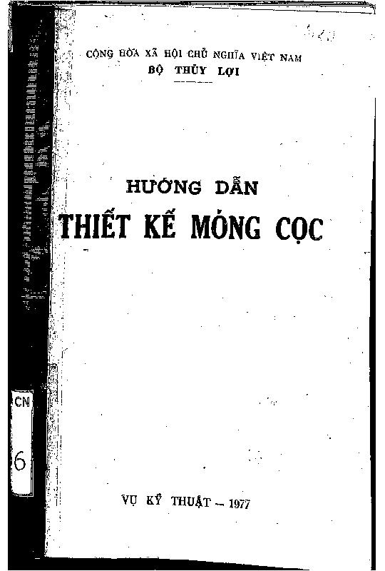 Hướng dẫn thiết kế móng cọc