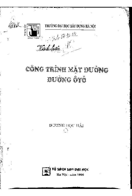 Công trình mặt đường đường ô tô