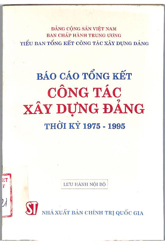 Báo cáo Tổng kế công tác Đảng